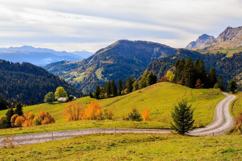 Déambuler au pied des Aravis et panoramas sur le Mont-Blanc - La Giettaz