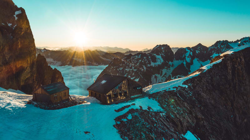 Massif des Écrins et nuit sublime au refuge Adèle Planchard - Le Pied du Col, Villar-d'Arêne