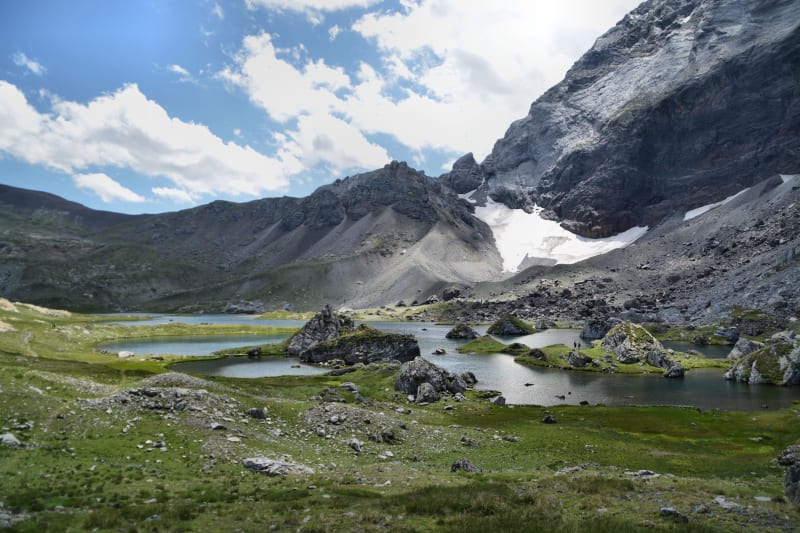 Baignade glaciale aux lacs de Barroude et discussion sauvage - Aragnouet