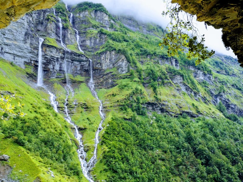 Cascades de Sixt-Fer-à-Cheval et grotte du Bout du Monde - Châlets de Frénalay, Sixt-Fer-à-Cheval