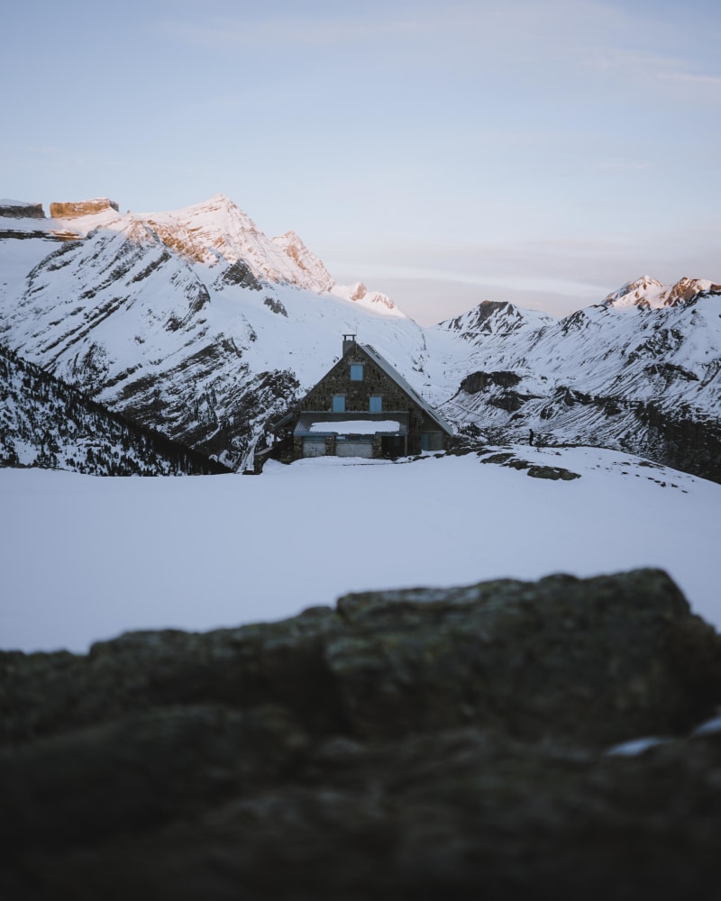 Espuguettes-toevluchtsoord en betoverende omgeving van de toppen - Gavarnie