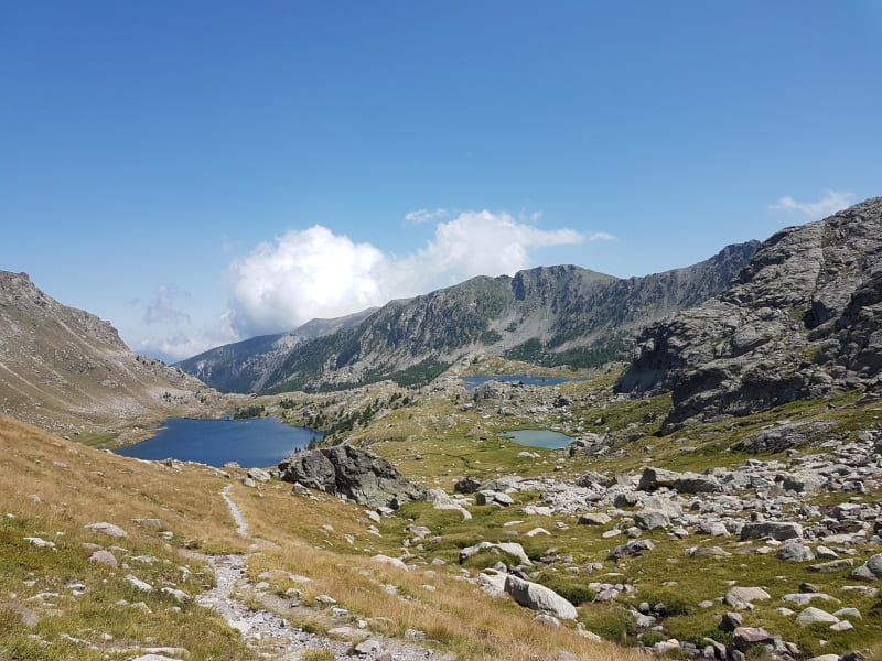 Vallei der Wonderen via de GR 52 en majestueuze meren via de berghut van Nice - Gargaia, Belvédère