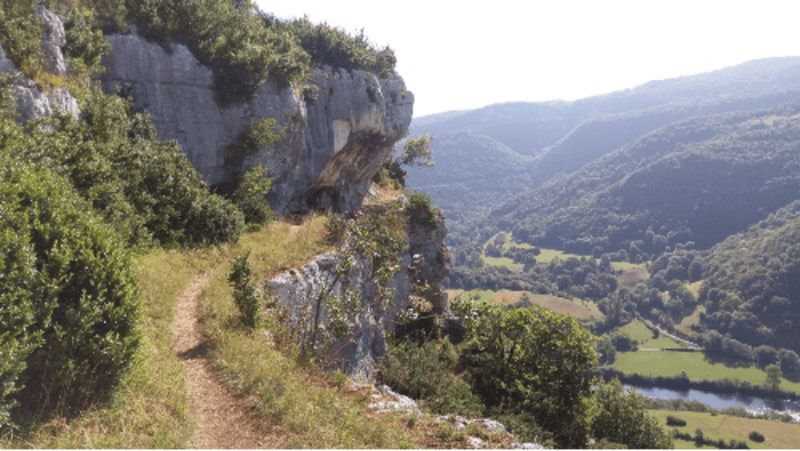 Gorges de l'Ain à VTT et grand frisson au viaduc Cize-Bolozon - Nurieux-Volognat