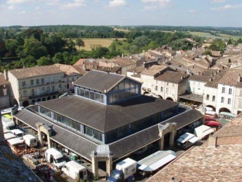 Bastide de Monségur et arcades centenaires - Monségur