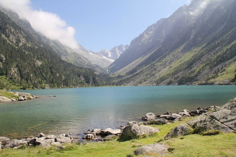 Lac de Gaube et Petit Vignemale depuis le Pont d'Espagne - Pont d'Espagne, Cauterets