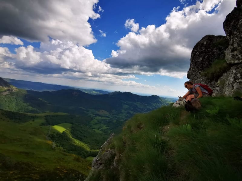 Pas de Peyrol et ascension du Puy Mary par le GR 400 - Le Falgoux