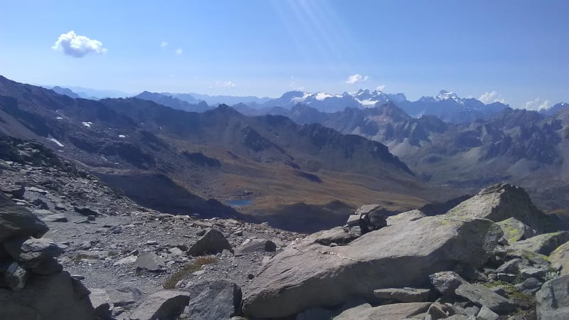 Roche du Chardonnet et ses superbes lacs d'altitude - Névache