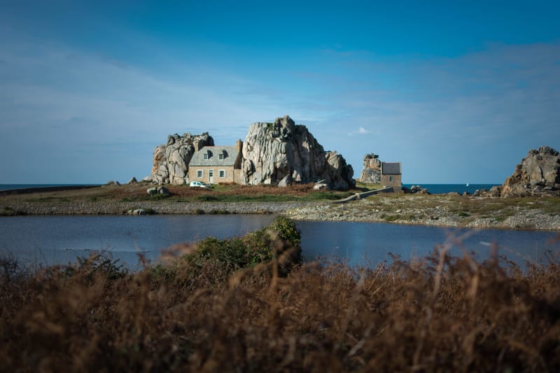 Castel Meur et son saisissant gouffre de Plougrescant - Poul Stripo, Plougrescant