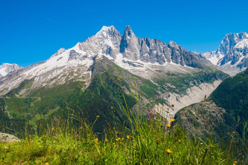 Rando depuis Samance, sous le sommet de l'Aiguille Verte - Samance, Le Grand-Bornand