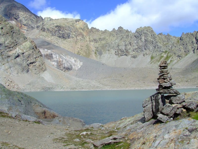 Sublime lac de l'Eychauda et faune sauvage des Ecrins - Vallouise-Pelvoux