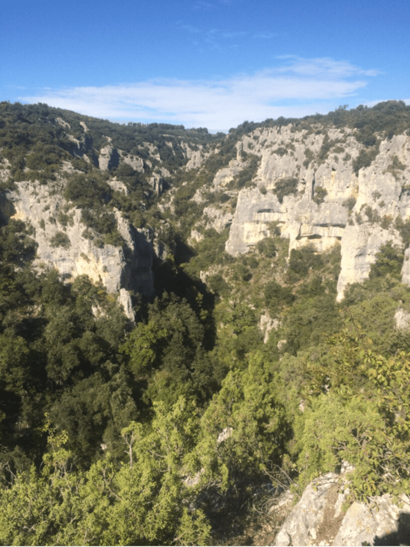 Descente aux gorges d'Oppedette et fraicheur naturelle - Oppedette