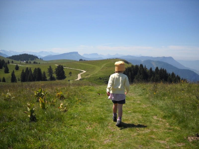 Promenade au Semnoz et rencontre avec les chèvres - Le Semnoz