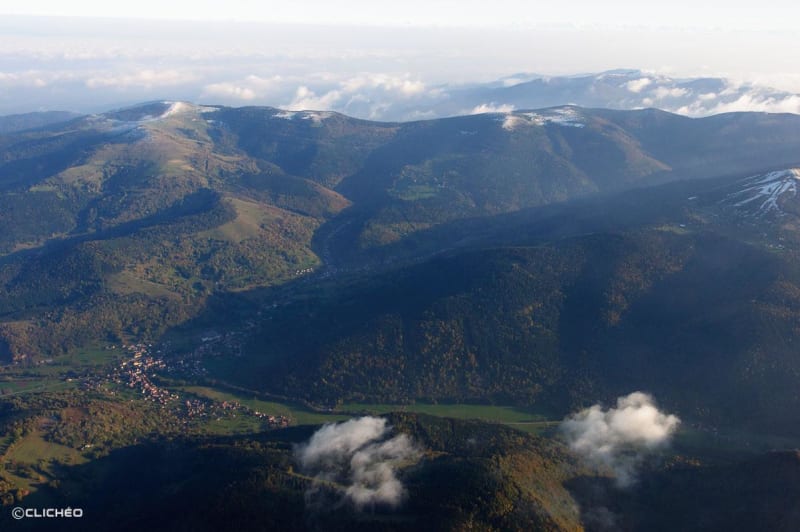 Petit Ballon et bout du GR® 532 depuis Boenlesgrab - Wasserbourg