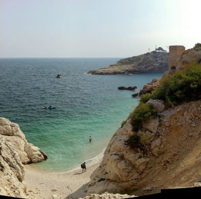 Calanque de l'Erevine et sublime vue sur la mer - Le Rove