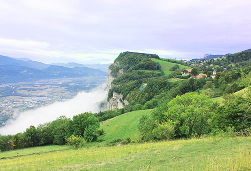 Boucle des Dioux et joli balai des parapentes - Saint-Hilaire du Touvet