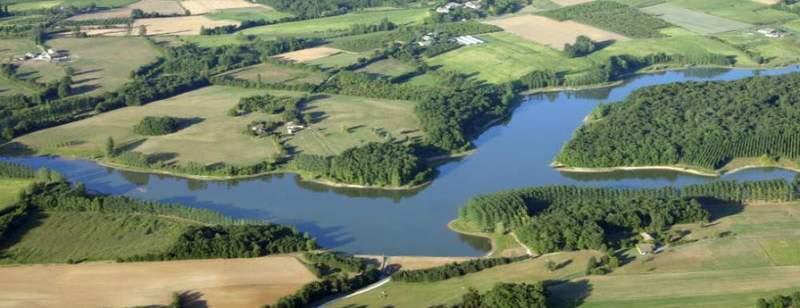 Campagne du Ségalas à VTT et pause au lac des Graoussettes - Ségalas