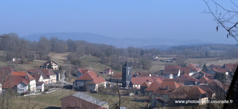 Doubs errements sur plateau Franc-Comtois - Chapelle-d'Huin