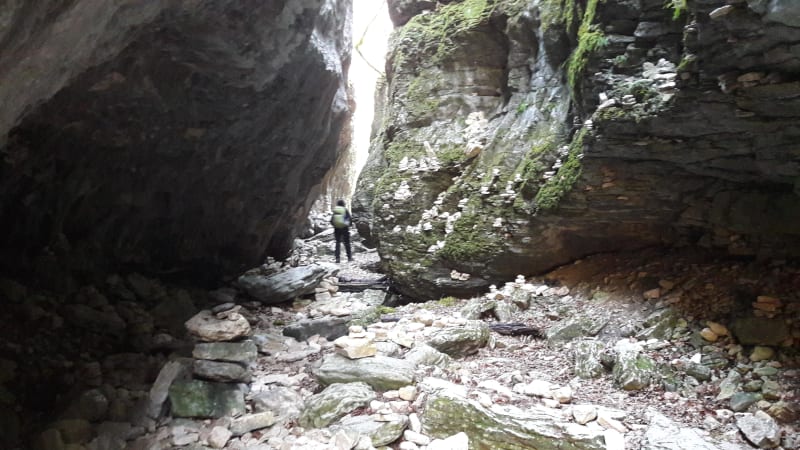 Canyon des Gueulards et gorges déployées - Omblèze