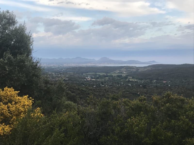 Massif des Maures et panorama sur la baie - Sainte-Maxime