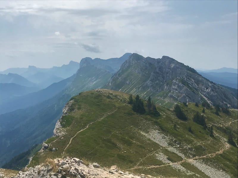 Direction le Pic Saint-Michel depuis la Conversaria - Villard-de-Lans