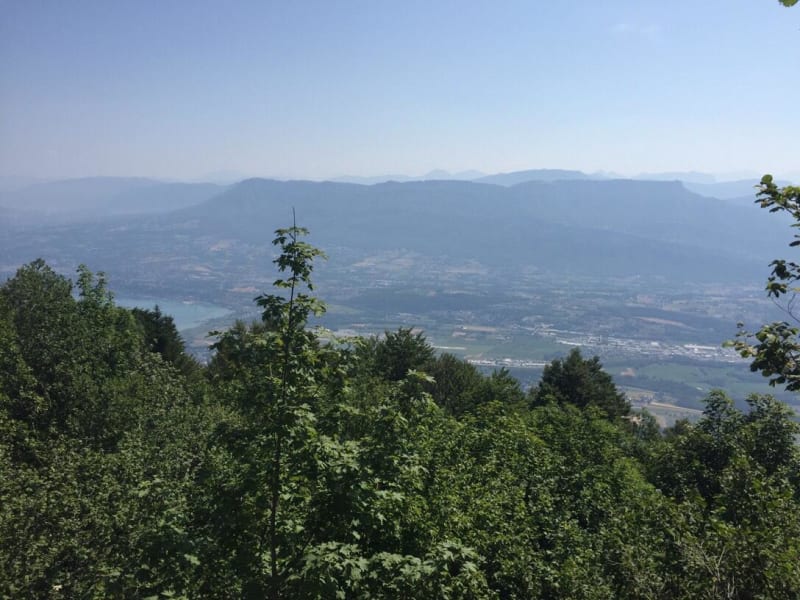Château Richard et surplomb du lac du Bourget - Novalaise