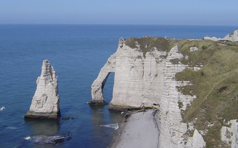 Etretat, Aiguille creuse et vertige bleu - Etretat