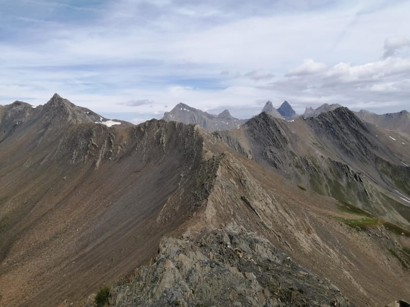 Witte piek van de Galibier en stilstaande tijd - La Grave