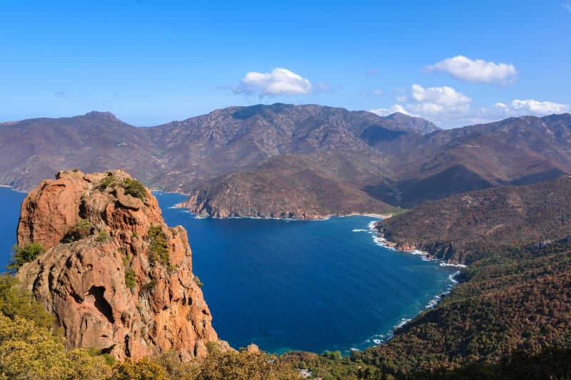 Punta Castellacciu, Monte Senino et vues sur la mer - Osani