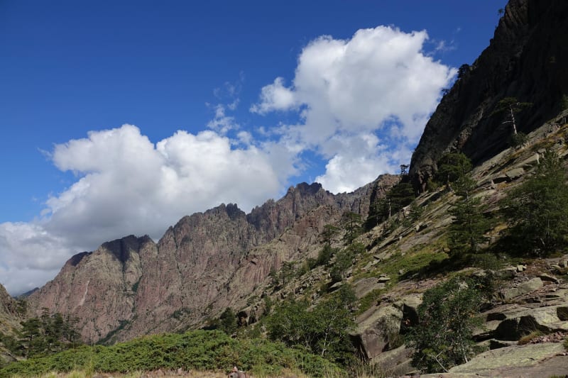 A Muvrella, refuge de Carrozzu et cirque de Bonifatu - Calenzana