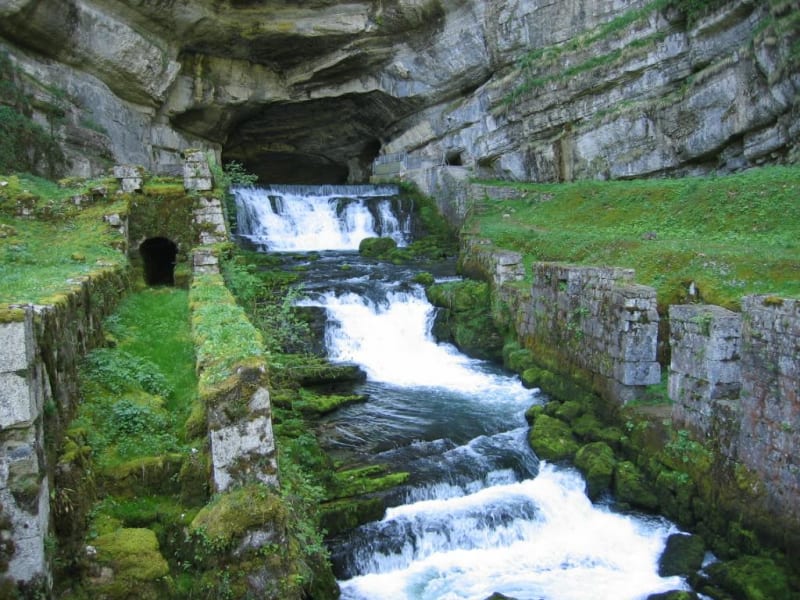 La source de la Loue depuis Ouhans - Ouhans
