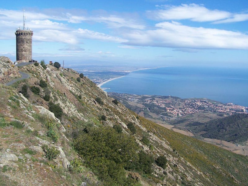 De Collioure au col de Vallauria par les bois - Collioure