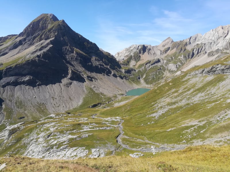 Tête de Pérua par le pas du Boret et majestueux lac - Sixt-Fer-à-Cheval