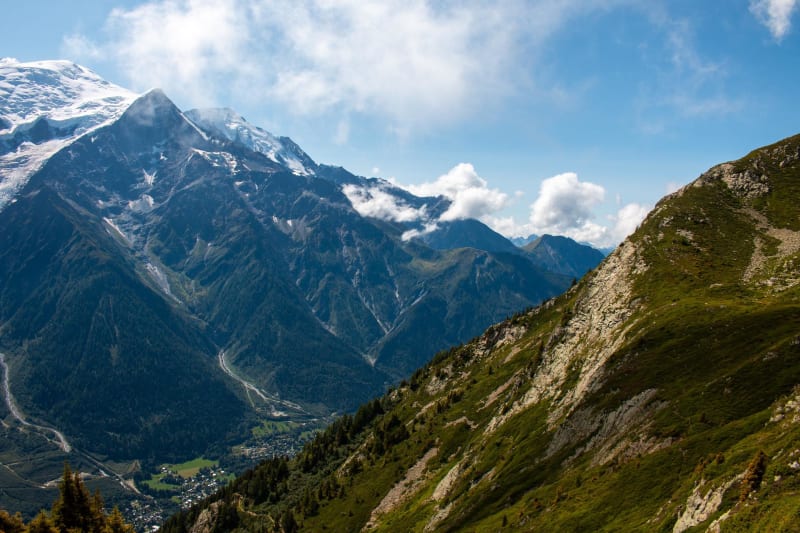 Aiguillette des Houches par Bellachat et le GR® TMB - Les Houches