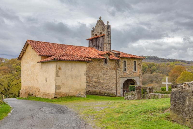 Chapelle de Soyarza depuis Harambeltz - Ostabat-Asme