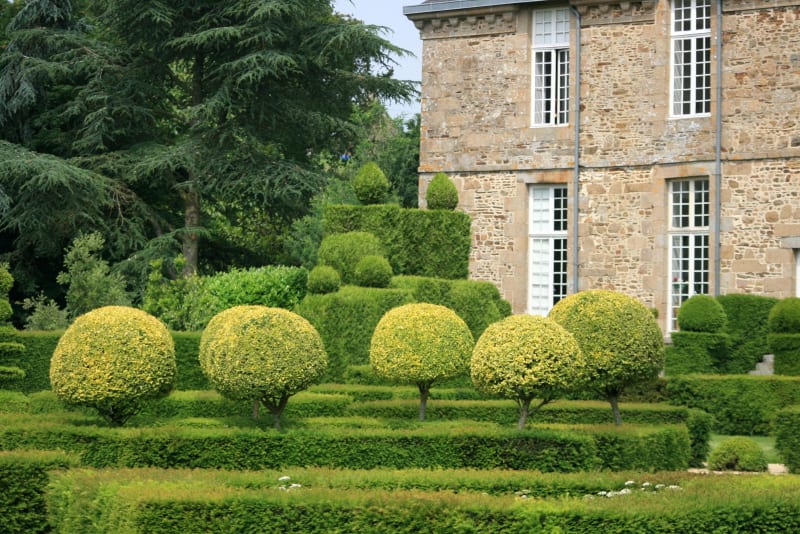 Jardins de la Ballue et géométrie florale - Bazouges-la-Pérouse