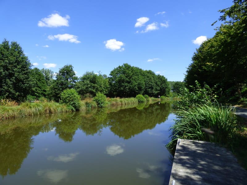 Québriac et moment bucolique le long du canal d'Ille-et-Rance - Québriac
