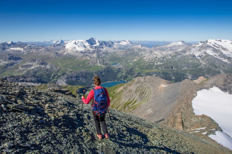Top van de Aiguille de la Grande Sassière - Le Saut, Tignes