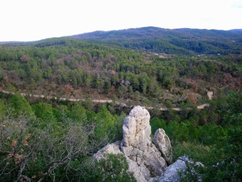 Autour de Figanières, vue sur le Haut Var - Figanières
