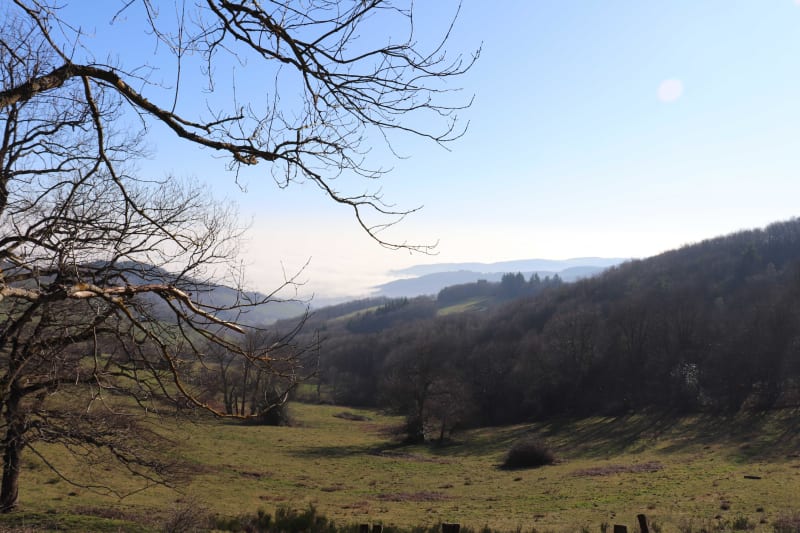 Le col de Malval depuis Vaugneray - Vaugneray