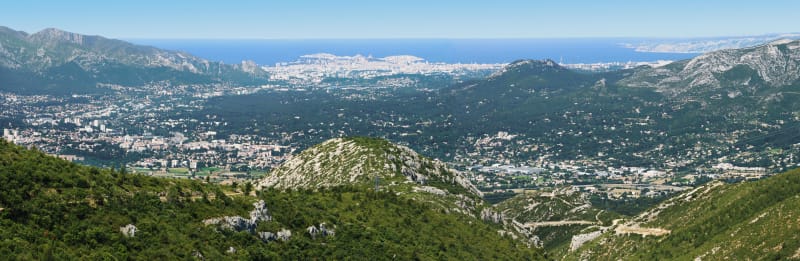 Envers des collines de Pagnol et superbe vue sur mer - Marseille