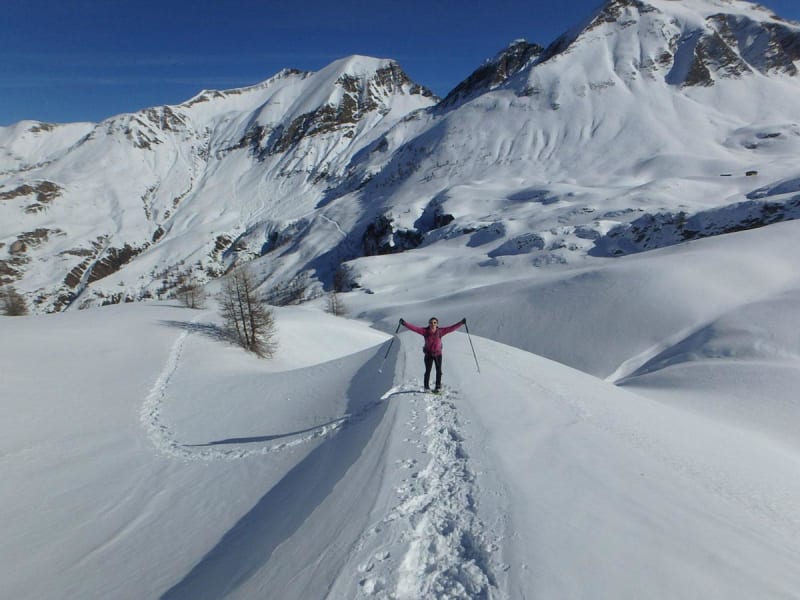 Puy-le-Haut du Freney-d 'Oisans à raquettes - Le Freney-d'Oisans