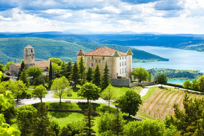 Montée du Bleu Verdon et pittoresque Aiguines - Aiguines