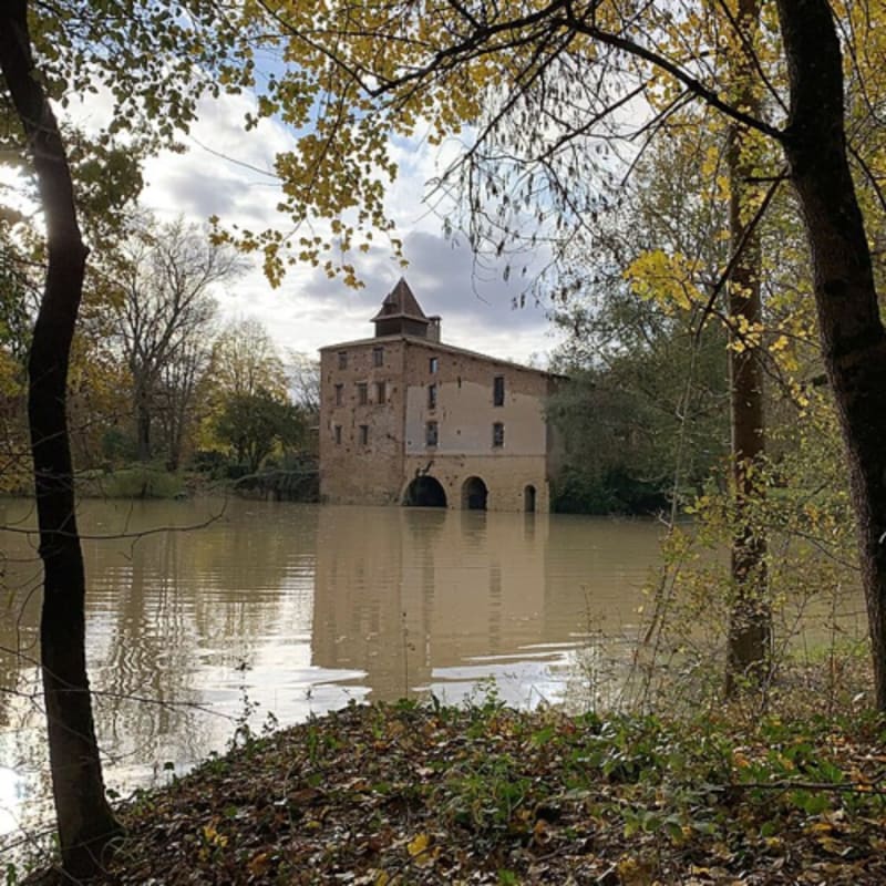 Moulin de Pradere et maisons à colombages du Castera - Le Castera