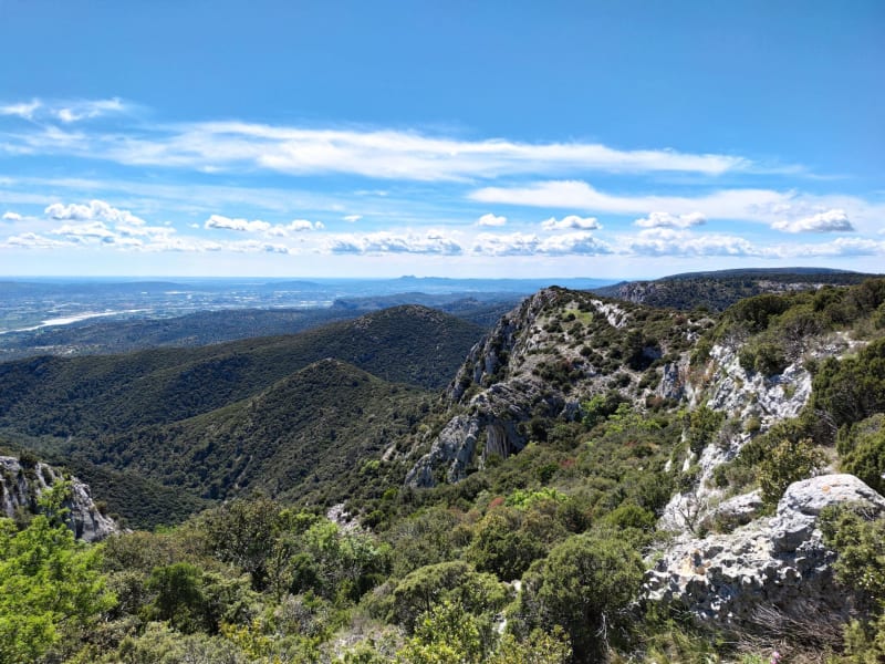 Depuis Castellet, le Mourre Niègre et son panorama - Castellet-en-Luberon