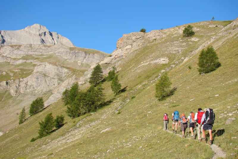 Tête du Garnier et beau coup d'œil sur lac de Beuil - Valberg