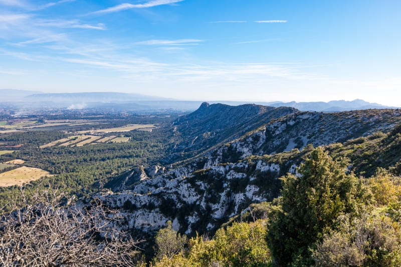 Plateau de la Caume et massif des Alpilles depuis Saint-Rémy-de-Provence - Saint-Rémy-de-Provence