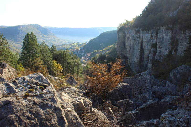 Sentier des Echelles et sa balade gourmande à Roquefort - Roquefort-sur-Soulzon