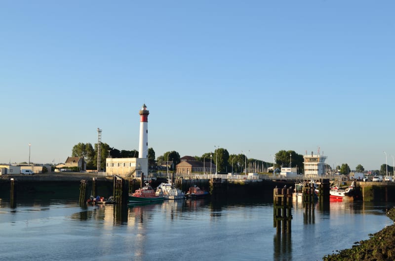 Voie verte et traversée de l'Orne jusqu'à Ouistreham - Merville-Franceville-Plage