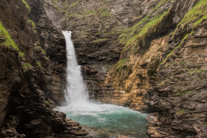 Colmars-les-Alpes et trempette à la cascade de la Lance - Colmars-les-Alpes