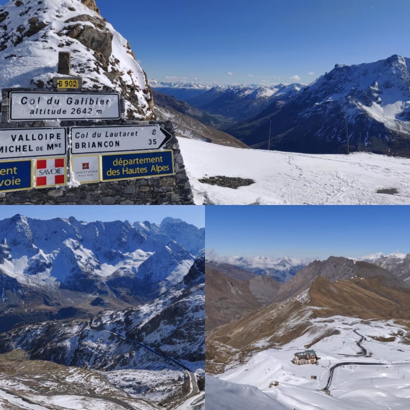 Col du Galibier depuis le col du Lautaret - Le Monêtier-les-Bains